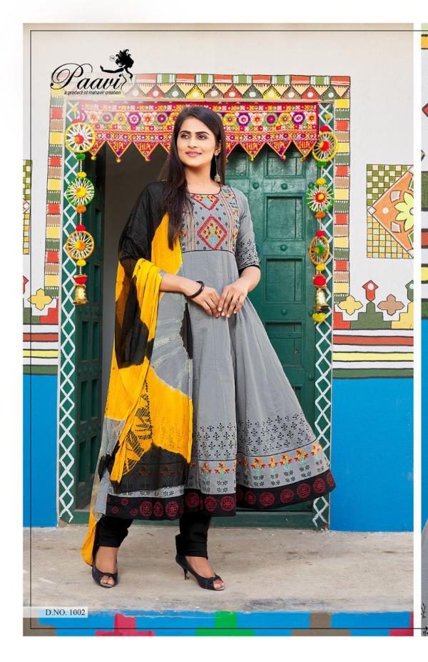 Paavi's Panna 17 Cotton Designer Festive Wear Readymade Salwar 